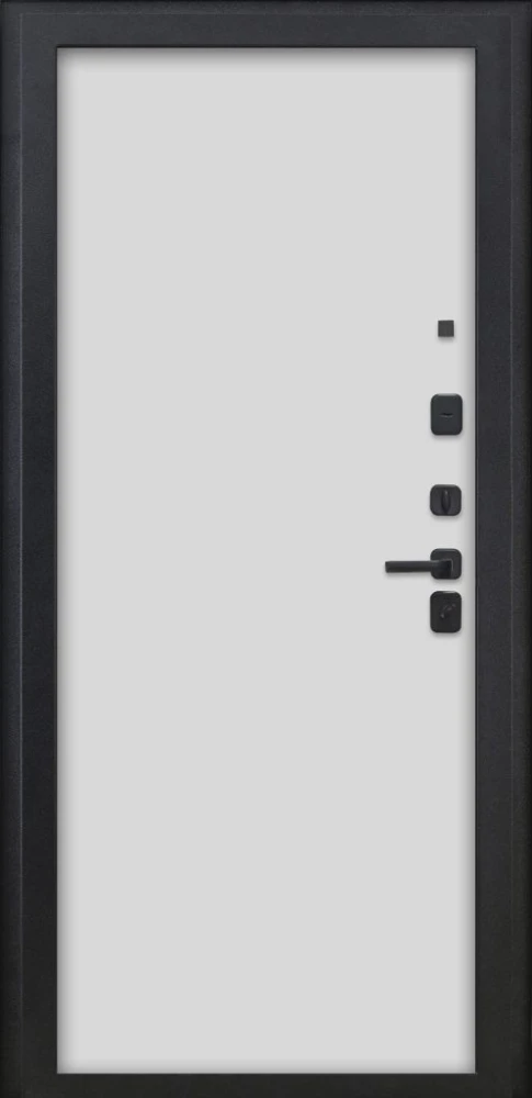 Входная дверь ДвериПРО L-43 Гладкая белый матовый DPRO220836 внутренняя сторона